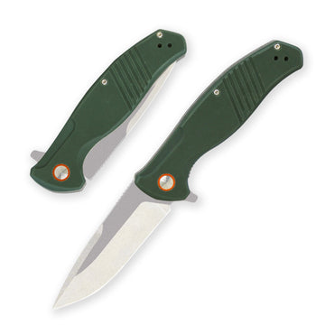 G10 Dark Green Handle Outdoor Tactical Folding Knife